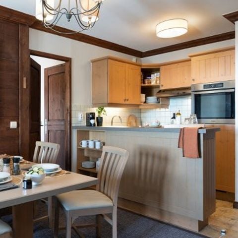 Apartement 6 Personen - Wohnung 6 Personen - 2 Schlafzimmer - Pool mit Blick auf den Mont Blanc im Freien (AWL36M)