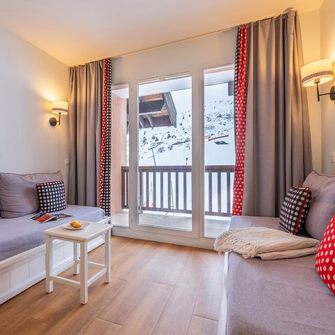 Appartement 4 personen - 1 slaapkamer - Uitzicht op de bergen