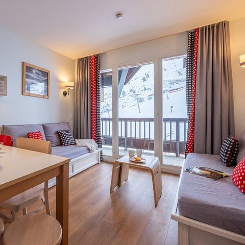 Wohnung 6 personen - 1 Schlafzimmer + 1 Schlafbereich - Bergblick