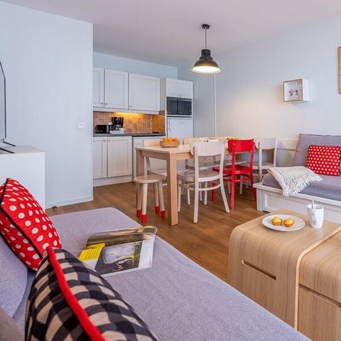 Wohnung 6 personen - 1 Schlafzimmer + 1 Schlafbereich - Bergblick