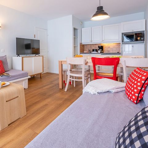 Apartment 6 persons - 1 bedroom + 1 sleeping area - Mountain view