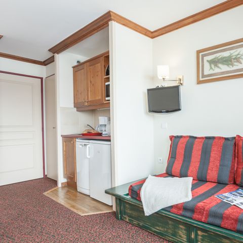 Piso 6 personas - - 1 dormitorio + 1 alcoba - Vista a la montaña