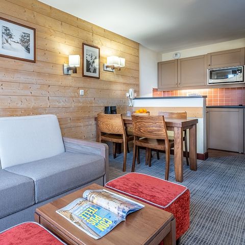 APPARTEMENT 4 personen - 1 slaapkamer - Balkon - Uitzicht op de bergen