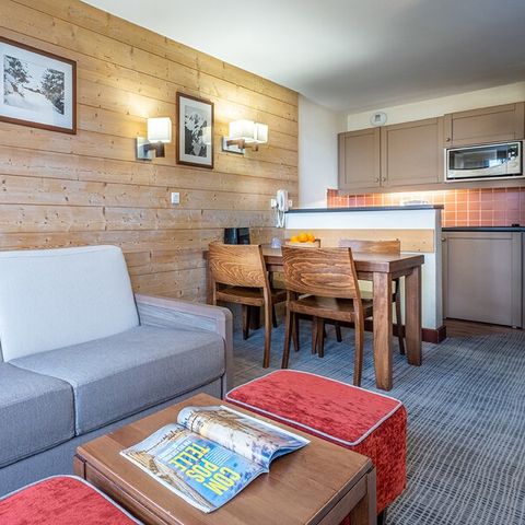 Apartement 4 Personen - 1 Schlafzimmer - Balkon - Bergblick