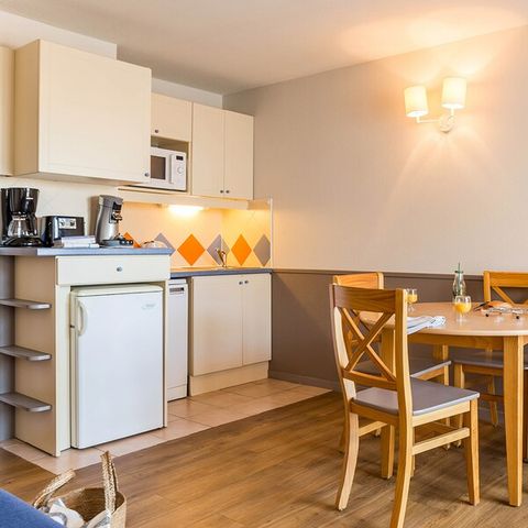 Studio 4 personen - 1 slaapgedeelte - Balkon