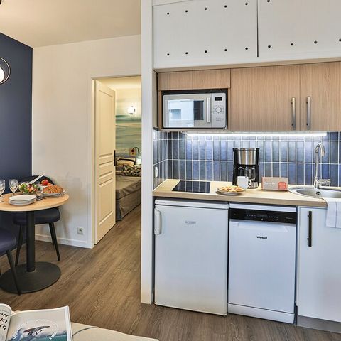 Studio 3 personen - 1 slaapgedeelte - Gerenoveerd