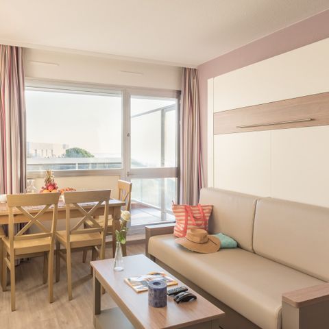 STUDIO 4 personnes - 1 COIN NUIT - CLIMATISATION - VUE MER