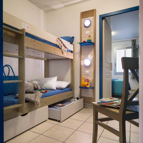 Apartment 6 persons - - 1 bedroom + 1 sleeping alcove - Air conditioned
