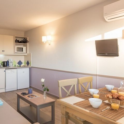 Studio 4 persons - - 1 sleeping alcove - Air conditioned