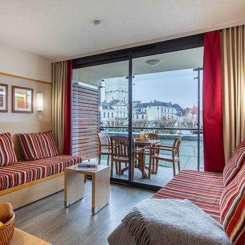 Appartement 5 personen - - 1 sleeping alcove - Terrace or  balcony