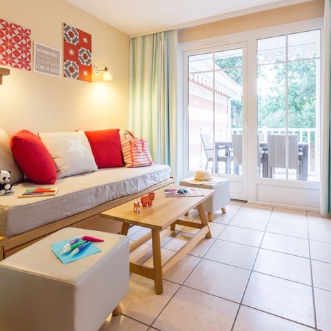 Apartment 6 persons - - 1 bedroom + 1 sleeping alcove - Terrace or balcony - South facing