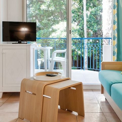 STUDIO 4 people - - 1 sleeping alcove - Balcony