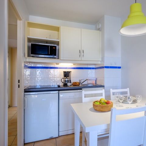 Studio 4 personen - Studio  - 1 sleeping alcove - Balcony - Garden view