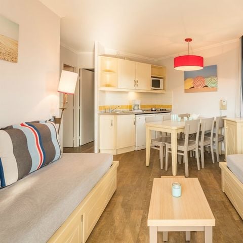 APARTEMENTO 6 personas - - 1 habitación + 1 alcoba - Terraza o balcón - Aire acondicionado