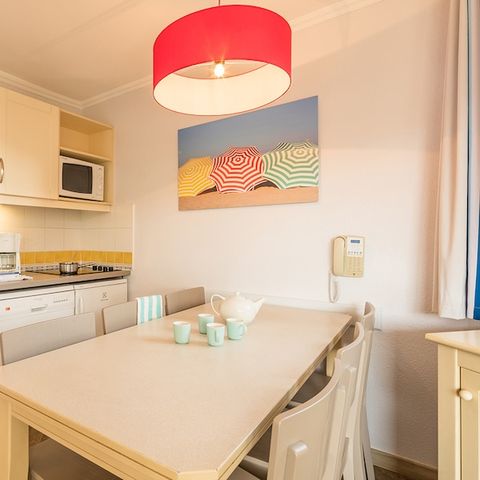 Appartement 6 personen - - 1 bedroom + 1 sleeping alcove - Terrace or balcony  - air conditionned