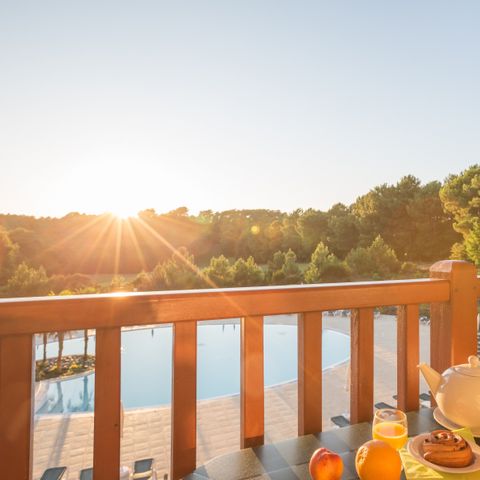 Wohnung 5 personen - 1 Schlafzimmer- Terrasse oder Balkon