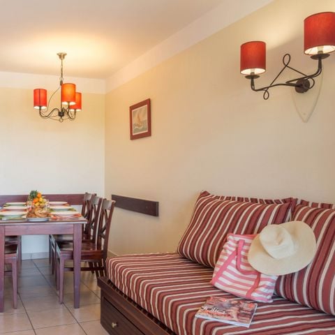 Apartement 6 Personen - 1 Schlafzimmer + 1 Schlafbereich - Terrasse oder Balkon