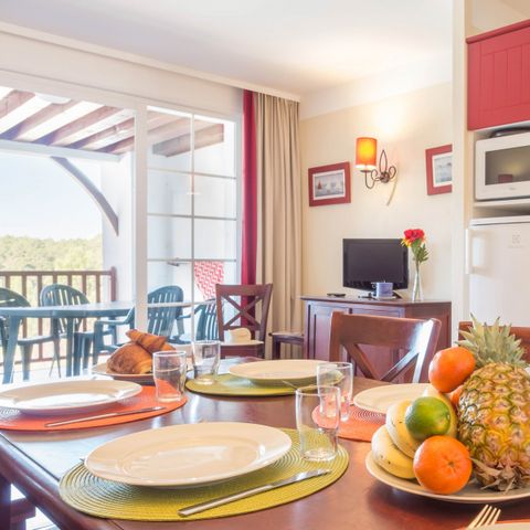 Wohnung 6 personen - 1 Schlafzimmer + 1 Schlafbereich - Terrasse oder Balkon