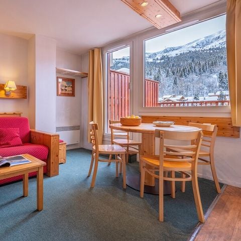 Studio 4 personen - Studio 4 personen - 1 slaapgedeelte - Uitzicht op de vallei - Balkon