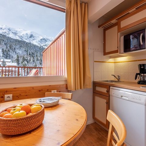 Studio 4 personen - Studio 4 personen - 1 slaapgedeelte - Uitzicht op de vallei - Balkon