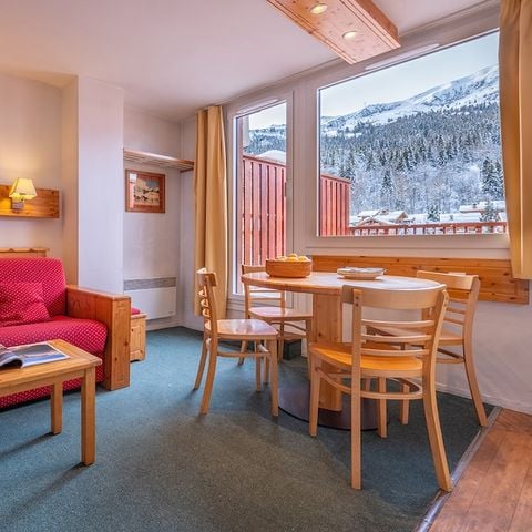 Studio 4 personen - Studio 4 personen - 1 slaapgedeelte - Uitzicht op de vallei - Balkon