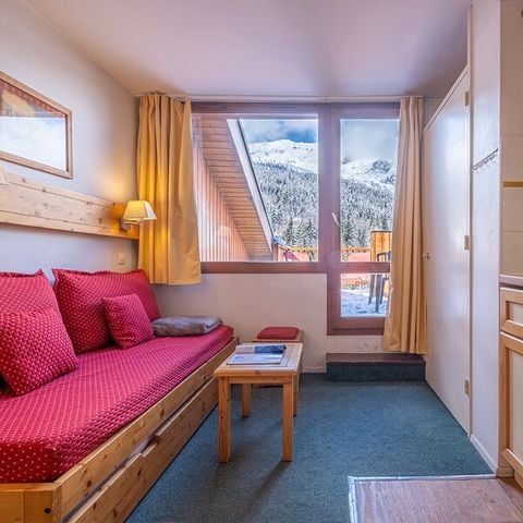 Appartamento 6 persone - Appartamento 6 persone - 1 camera da letto + 1 zona notte - Vista sulla valle - Balcone