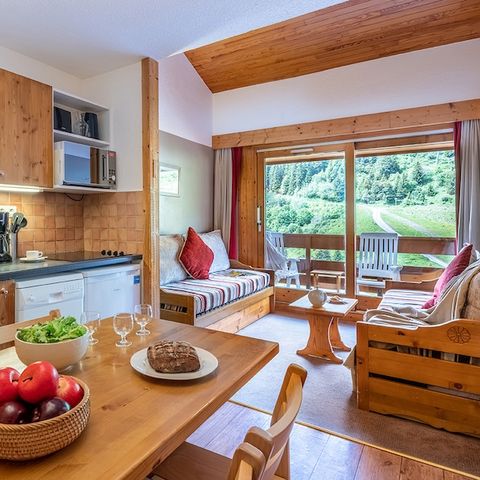 Apartement 6 Personen - 1 Zimmer + 1 Schlafbereich