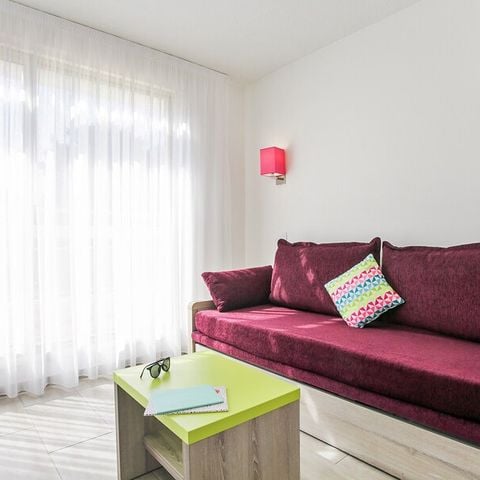 Appartement 6 personen - 2 slaapkamers + 1 slaapgedeelte - Duplex - Balkon