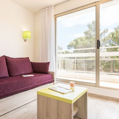 Wohnung 6 personen - 2 Schlafzimmer + 1 Schlafbereich - Duplex - Gartenblick