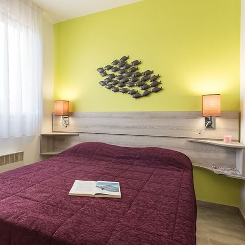 Appartement 6 personnes - 2 chambres - 1 coin - Nuit - Duplex - Vue jardin