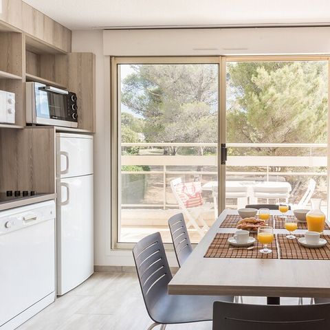 Wohnung 6 personen - 2 Schlafzimmer + 1 Schlafbereich - Duplex - Gartenblick