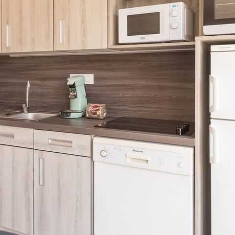 Appartement 6 personen - 2 slaapkamers + 1 slaapgedeelte - Duplex - Uitzicht op de tuin