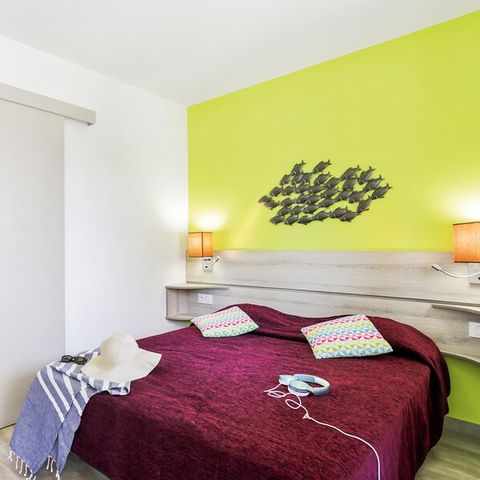 Wohnung 4 personen - 1 Schlafzimmer - Gartenblick