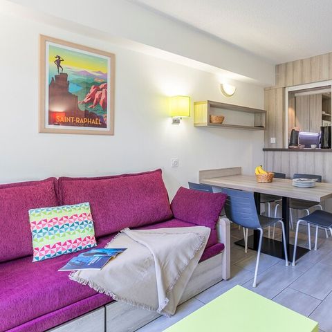 Wohnung 5 personen - 1 Schlafzimmer - Terrasse
