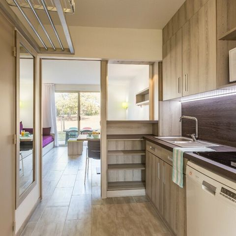 Wohnung 5 personen - 1 Schlafzimmer - Gartenblick - Terrasse