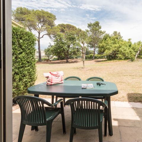 Appartement 5 personnes - 1 chambre - Vue jardin - Terrasse