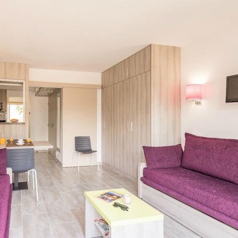 Wohnung 5 personen - 1 Schlafzimmer - Gartenblick - Terrasse