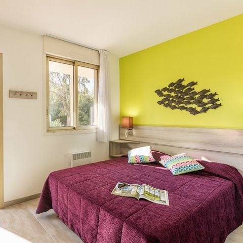Appartement 5 personnes - 1 chambre - Vue jardin - Terrasse
