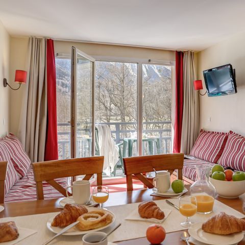 APPARTEMENT 6 personnes - 1 CHAMBRE + 1 COIN NUIT