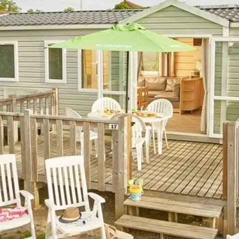 MOBILHOME 8 personnes - Mobil-home | Classic | 3 Ch. | 6/8 Pers. | Terrasse surélévée non couverte