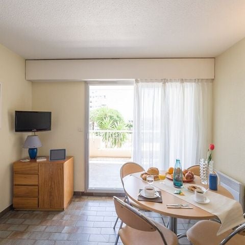 Studio 4 Personen - 1 Schlafbereich - Blick auf den Hafen