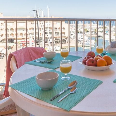 Appartamento 6 persone - 1 camera da letto + 1 zona notte - Vista sul porto