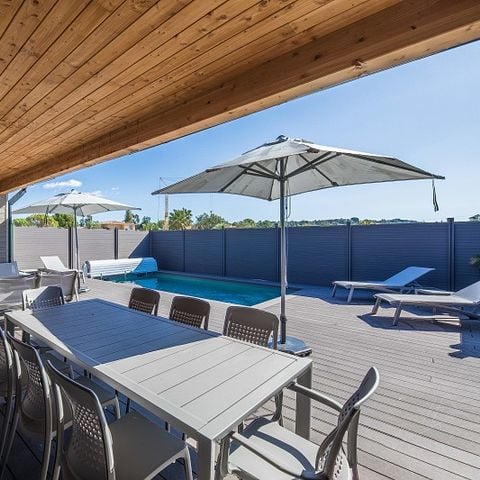 VILLA 8 personnes - 4 CHAMBRES-CLIMATISÉ-PISCINE PRIVÉE 7M-TERRASSE SPACIEUSE