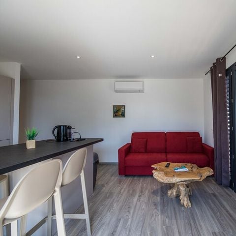 Piso 4 personas - - 1 habitación - Aire acondicionado - Terraza grande - vista abierta