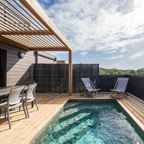 HOUSE 6 people - - 3 bedrooms - Duplex - Air conditioned - 4m private swimming pool - Terrace