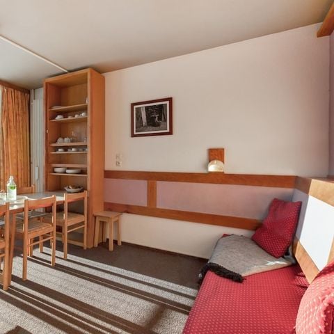 Studio 4 personen - 1 slaapgedeelte