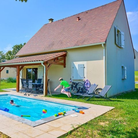 FERIENHAUS 6 Personen - Villa 6p. 2 Bat. Pool freistehend