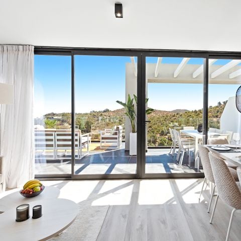 Apartement 8 Personen - mit Solarium (Dachterrasse) und Meerblick