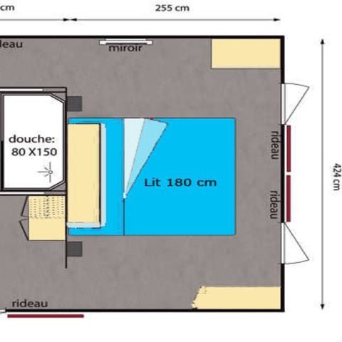 Mobile home 2 persons - Classic 1 Bedroom 2 People