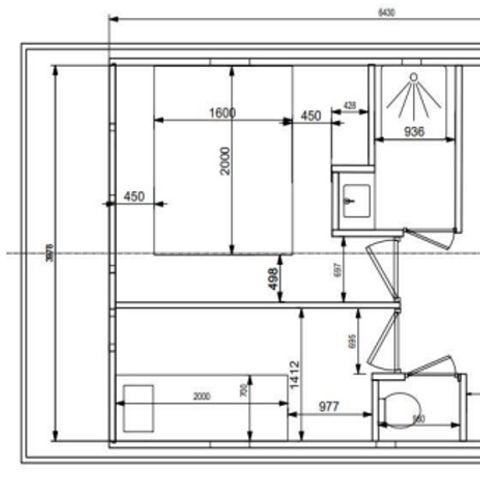 SISTEMAZION ATIPICHE 4 persone - Lodge Boat 2 cabine da 2 a 4 persone
